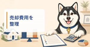 家の売却費用を明細と電卓で整理するハウスキー