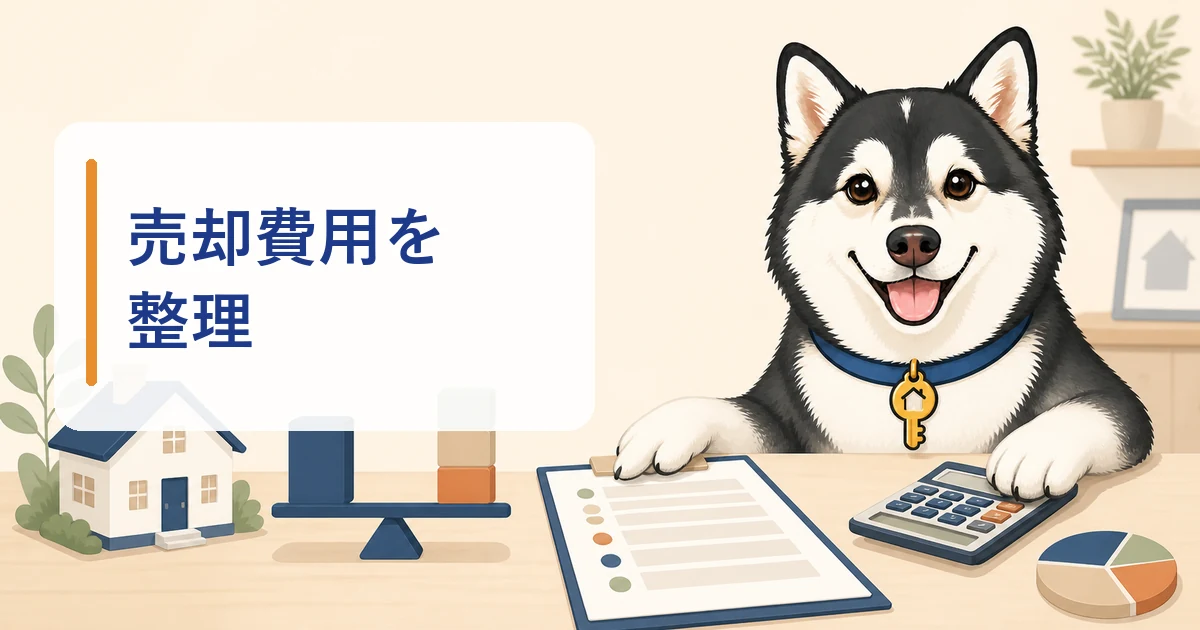 家の売却費用を明細と電卓で整理するハウスキー
